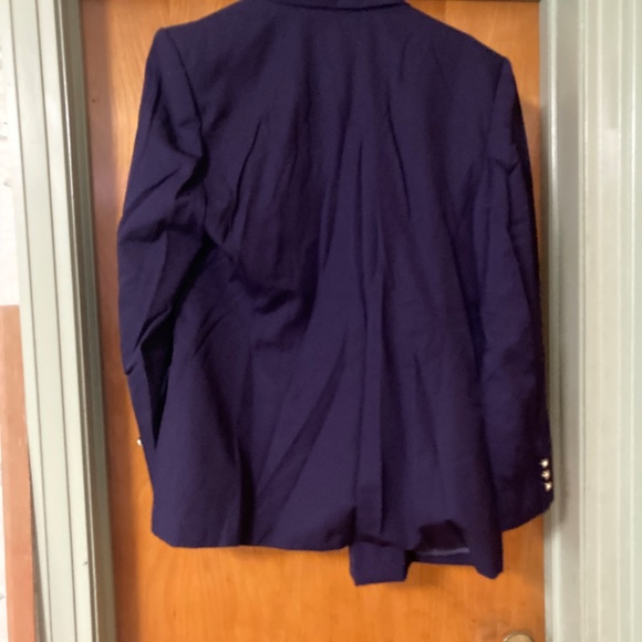 Vintage Talbots Purple Wool Pantsuit Size 12 Pants & Blazer/Jacket set - Picture 4 of 16